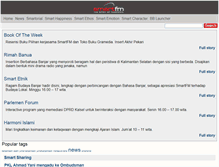 Tablet Screenshot of banjarmasin.radiosmartfm.com